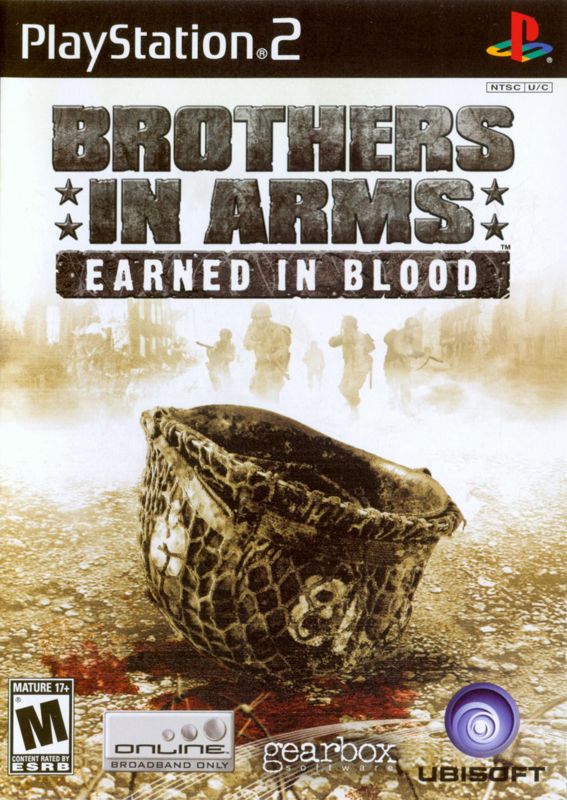 Front Cover for Brothers in Arms: Earned in Blood (PlayStation 2)