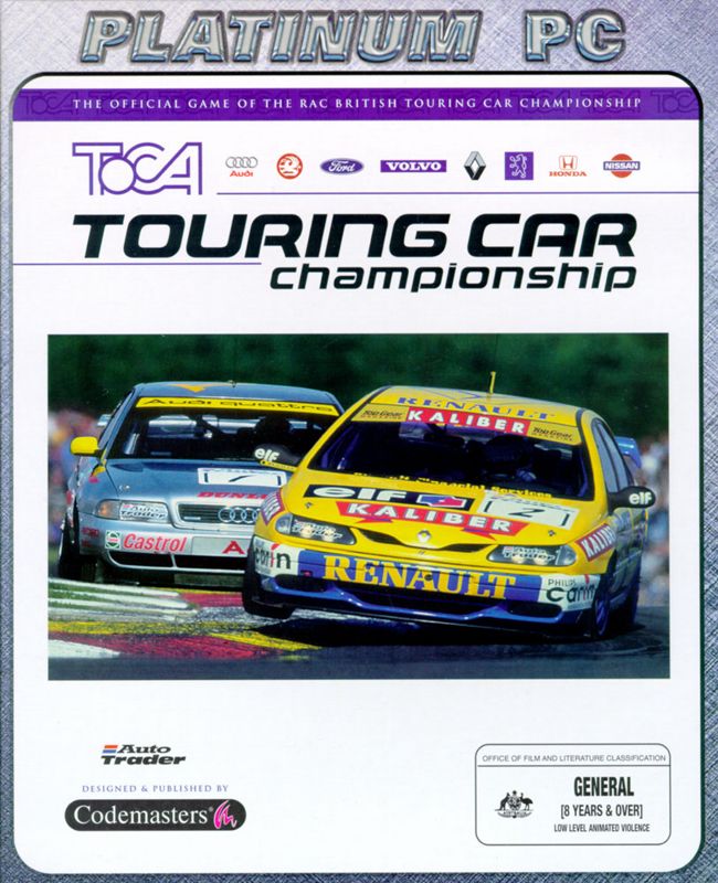 Front Cover for TOCA Championship Racing (Windows) (Platinum PC budget release)
