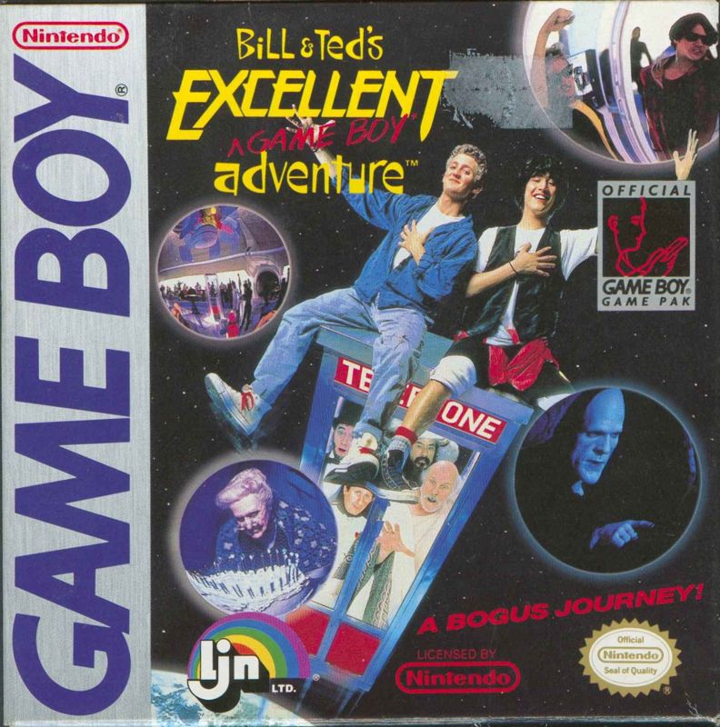 Front Cover for Bill & Ted's Excellent Game Boy Adventure (Game Boy)