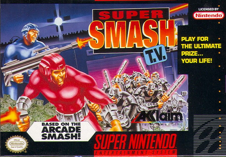 Front Cover for Smash T.V. (SNES)