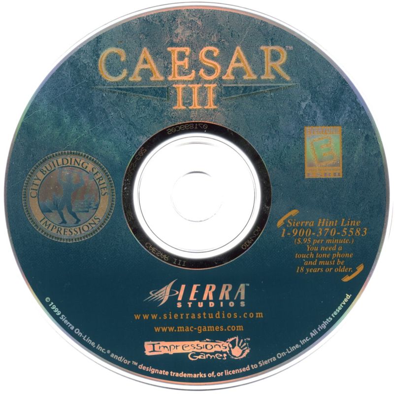 Media for Caesar III (Macintosh)