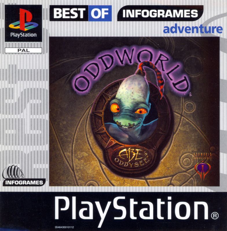 Oddworld: Abe's Oddysee cover or packaging material - MobyGames