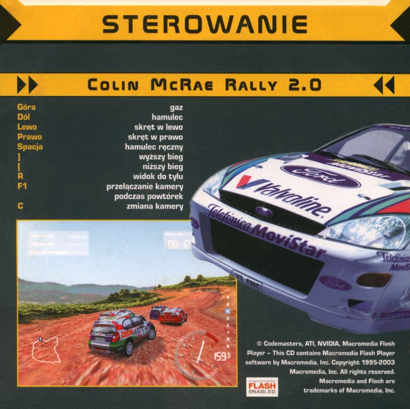 Back Cover for Colin McRae Rally 2.0 (Windows) (Bundled with Play magazine #1/2005)