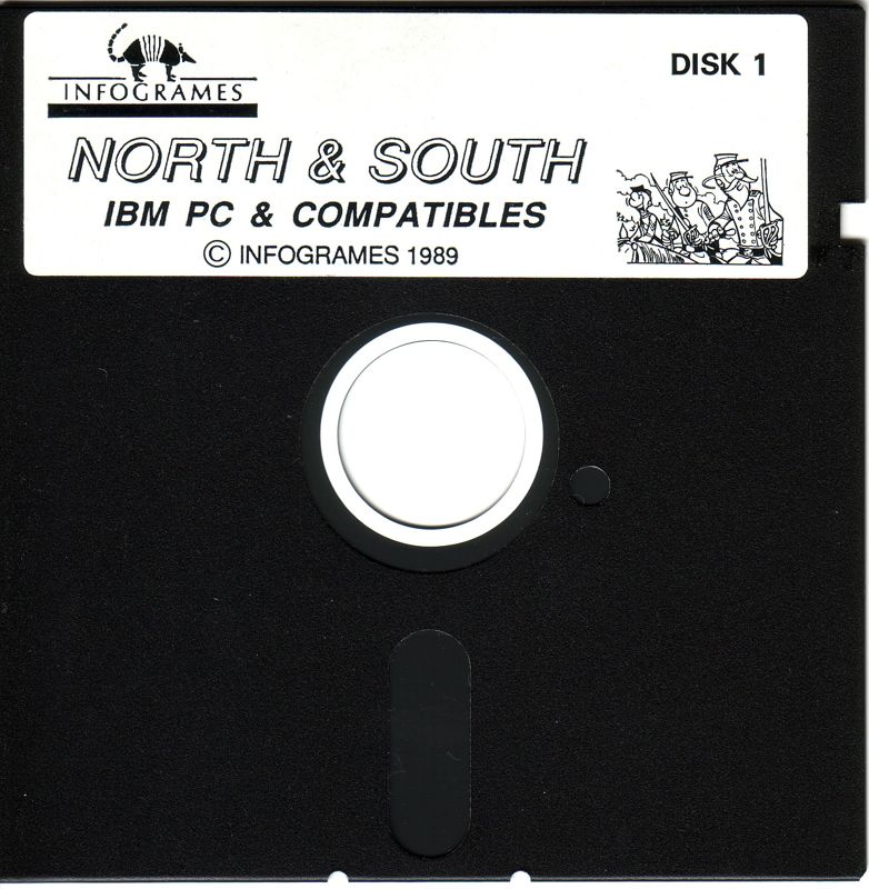 Media for North & South (DOS): Disk 1/2