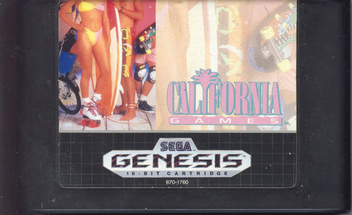 Media for California Games (Genesis): Front