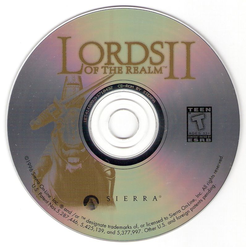 Media for Lords of the Realm II (DOS and Windows)