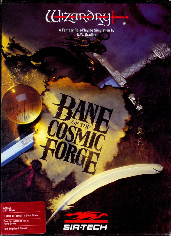 Front Cover for Wizardry: Bane of the Cosmic Forge (Amiga)