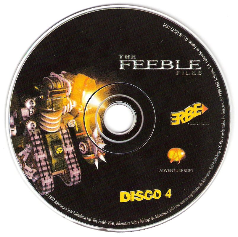 Media for The Feeble Files (Windows): Disc 4