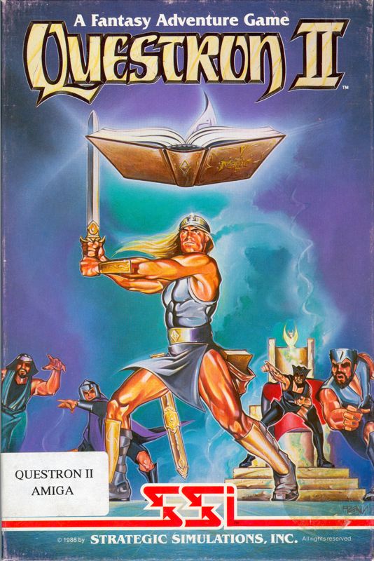 Front Cover for Questron II (Amiga) (Budget release)