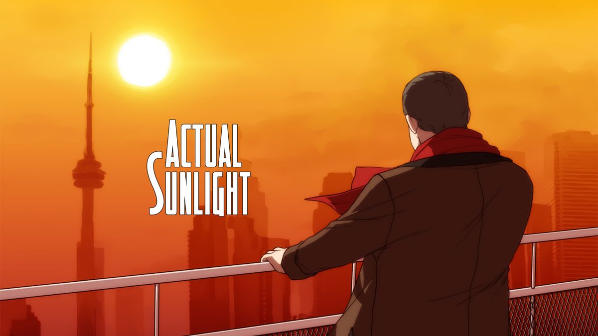 Front Cover for Actual Sunlight (Nintendo Switch) (download release): 2nd version (new style cover)