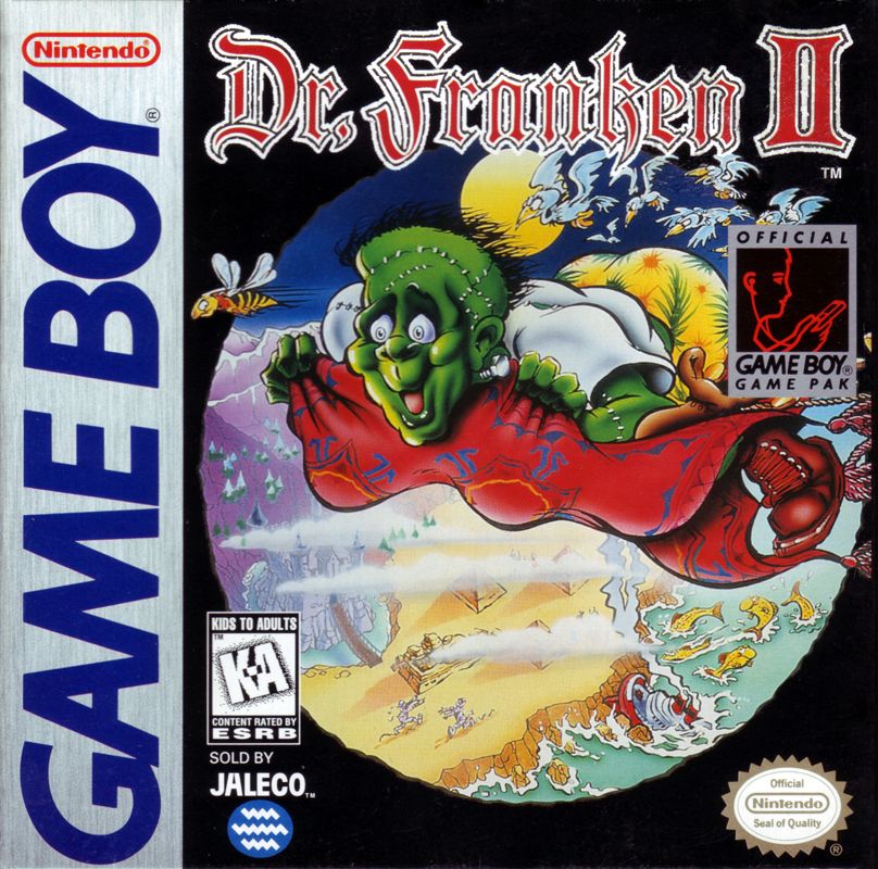 Front Cover for Dr. Franken II (Game Boy)