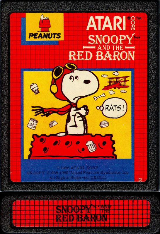 Media for Snoopy and the Red Baron (Atari 2600)