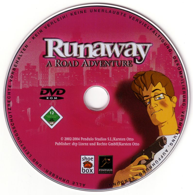 Media for Runaway: A Road Adventure (Windows) (DVD-ROM Release)