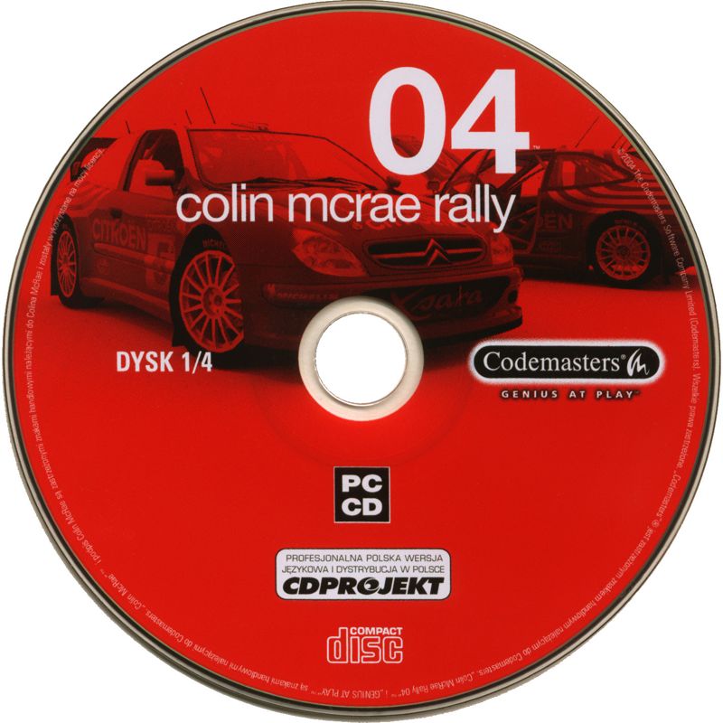 Media for Colin McRae Rally 04 (Windows): Disc 1