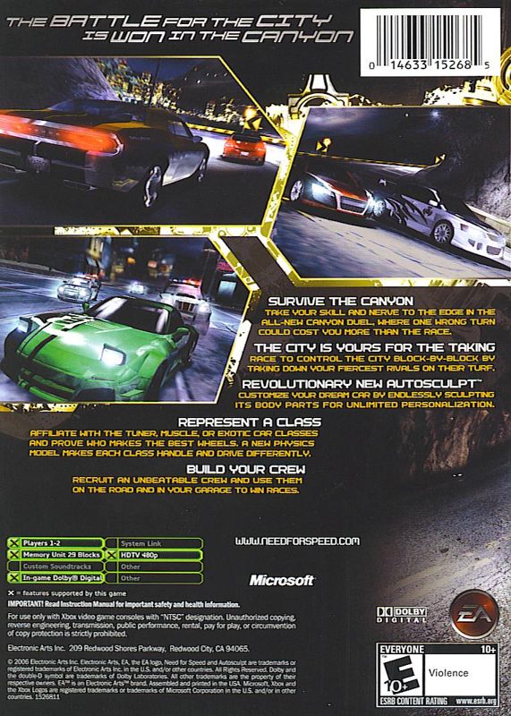 Need for Speed: Carbon (2006) - MobyGames