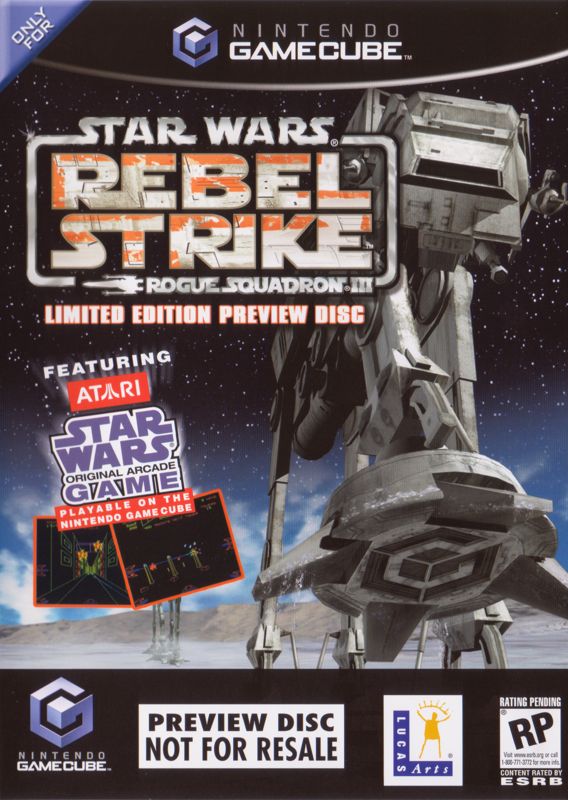Front Cover for Star Wars: Rogue Squadron III - Rebel Strike (GameCube) (Demo)