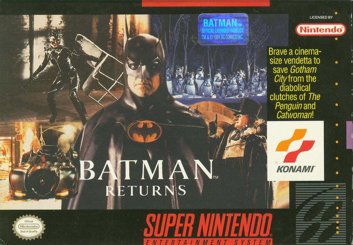 Front Cover for Batman Returns (SNES)
