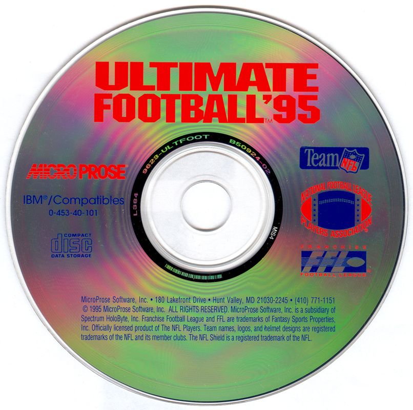 Media for Ultimate Football '95 (DOS)