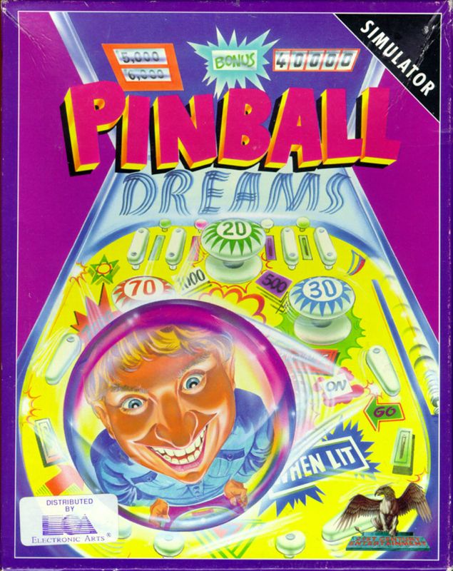Front Cover for Pinball Dreams (Amiga)
