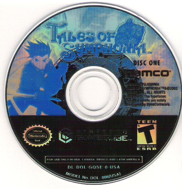 Media for Tales of Symphonia (GameCube): Disc 1