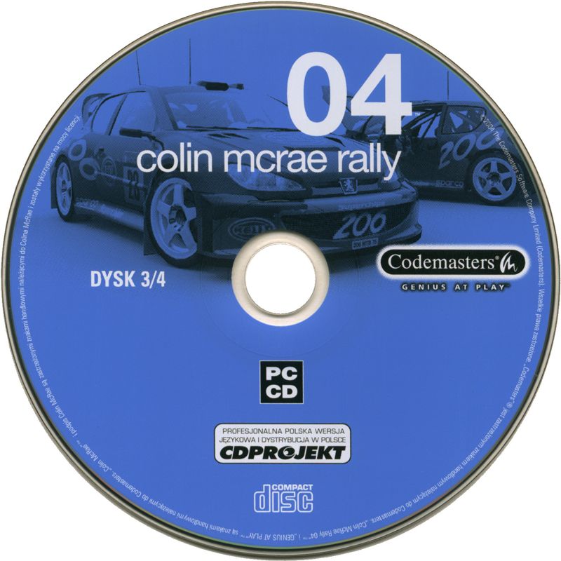 Media for Colin McRae Rally 04 (Windows): Disc 3