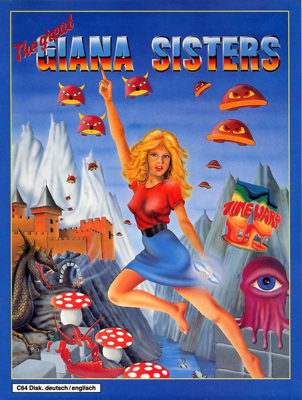 Front Cover for The Great Giana Sisters (Commodore 64)
