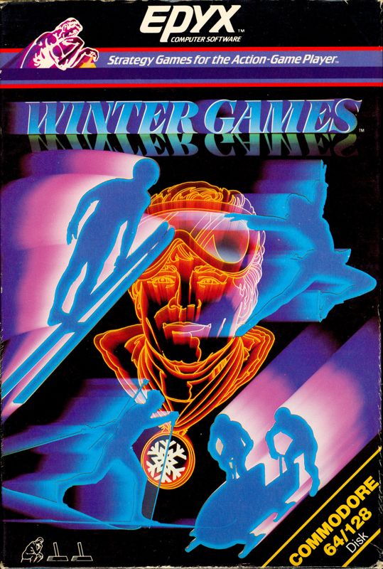 Front Cover for Winter Games (Commodore 64)