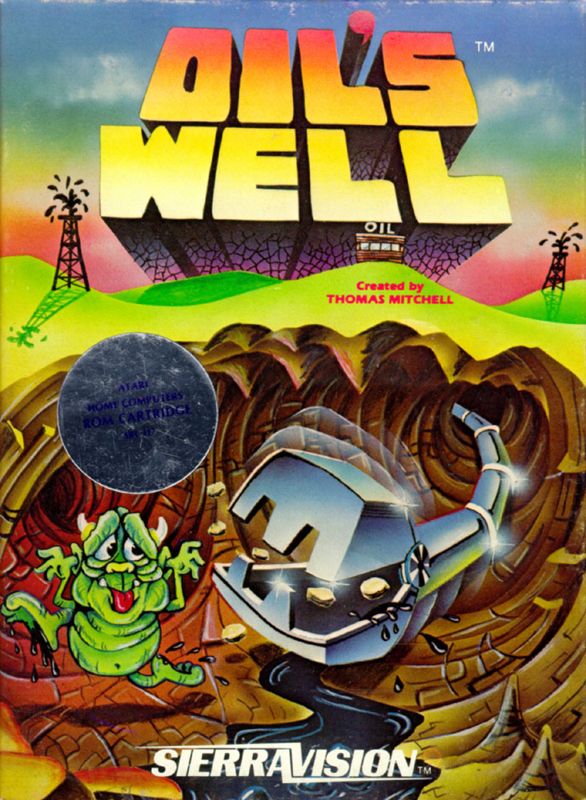 Front Cover for Oil's Well (Atari 8-bit)