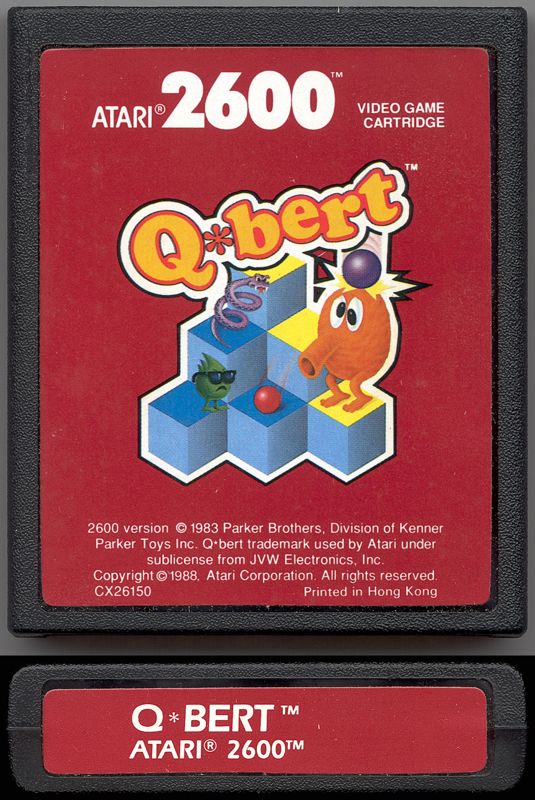 Media for Q*bert (Atari 2600) (1988 release)