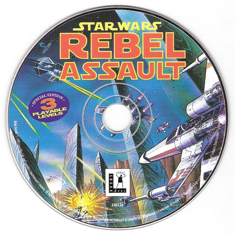 Media for The LucasArts Archives: Vol. I (DOS): Star Wars: Rebel Assault Disc