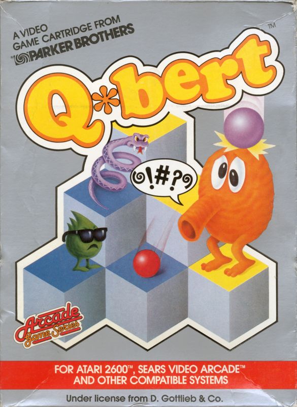Front Cover for Q*bert (Atari 2600) (1983 release)