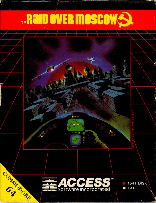 Front Cover for Raid over Moscow (Commodore 64)