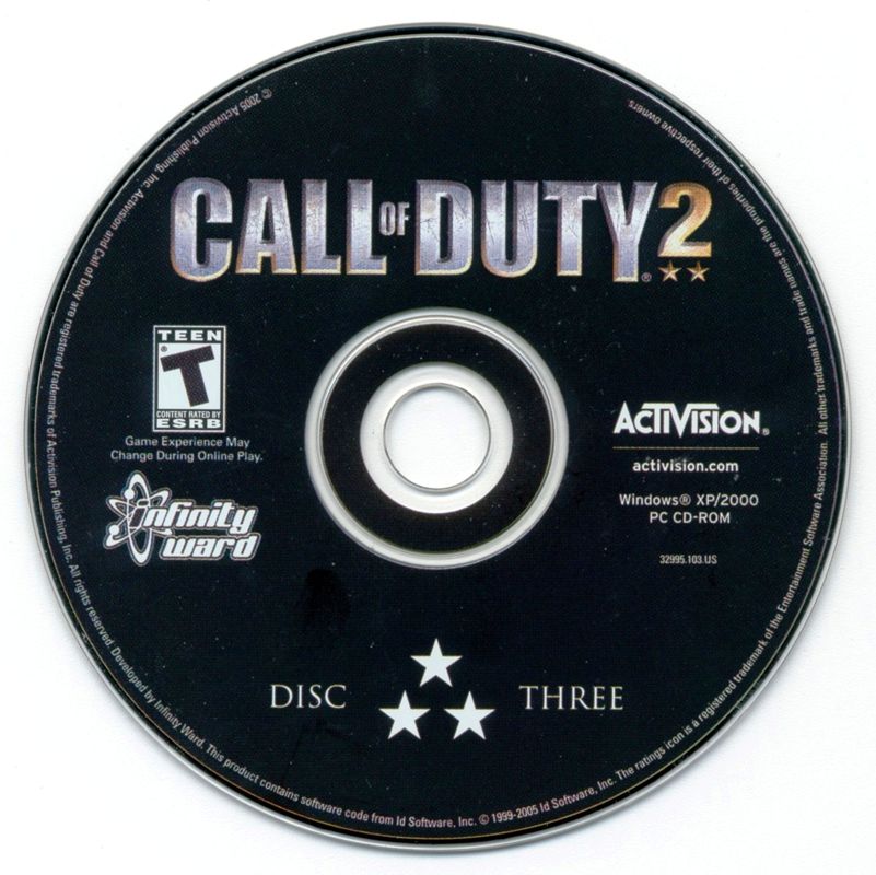 Media for Call of Duty 2 (Windows): Disc 3