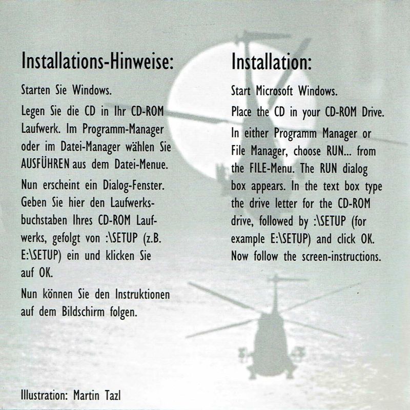 Inside Cover for C&C Level-CD: Vol.3 (DOS and Windows 16-bit): Left Inlay