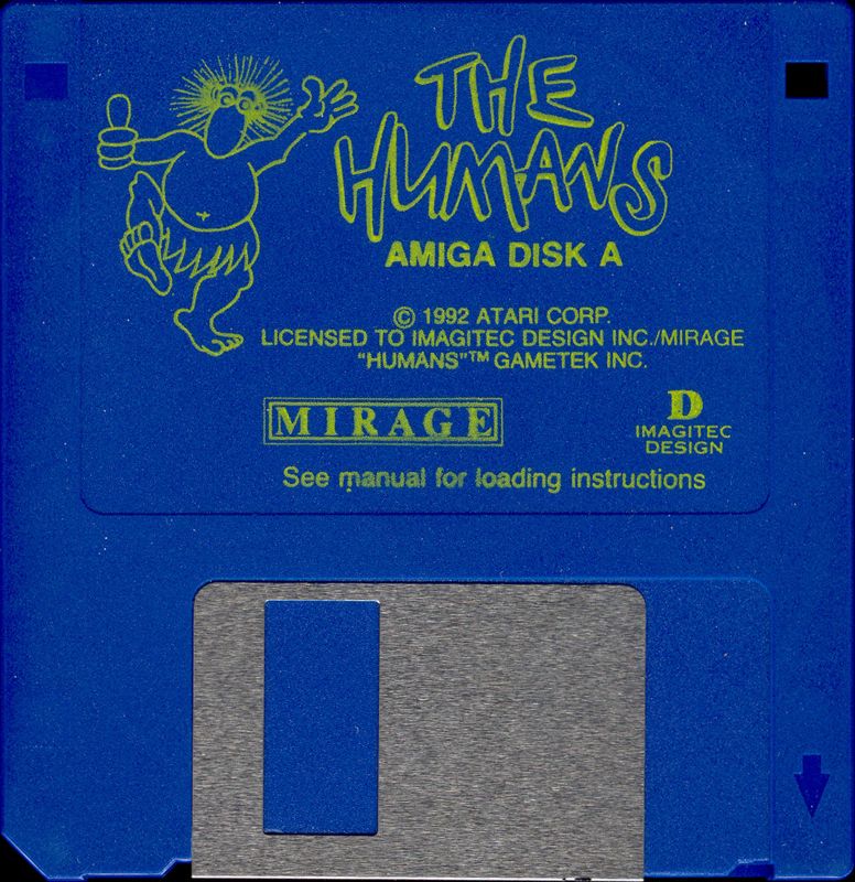 Media for The Humans (Amiga): Disk 1/3