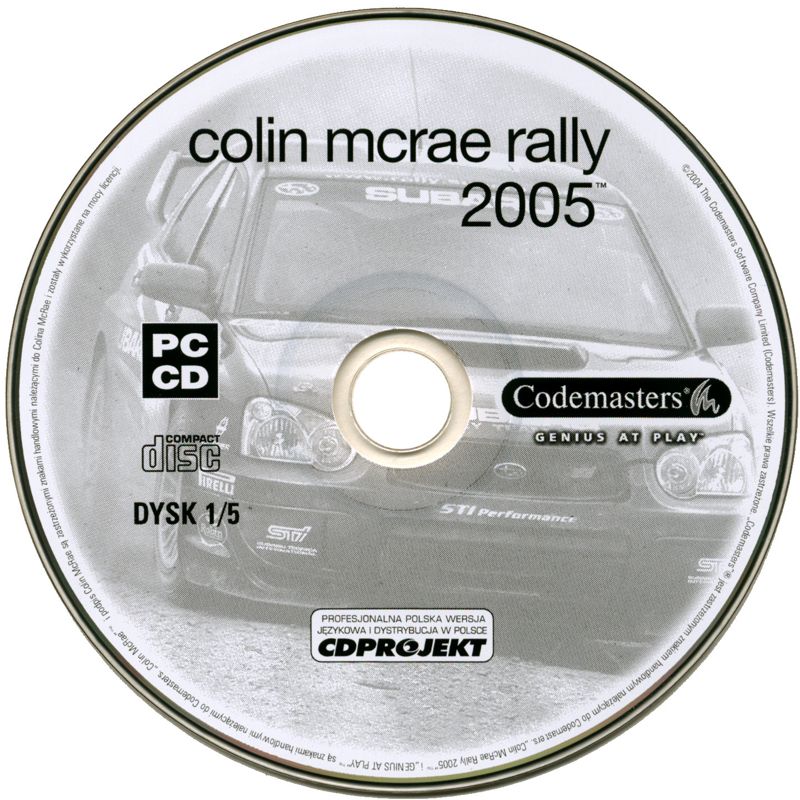 Media for Colin McRae Rally 2005 (Windows): Disc 1/5