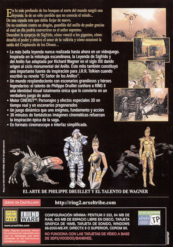 Back Cover for Ring II: Twilight of the Gods (Windows) (Micromanía magazine release)