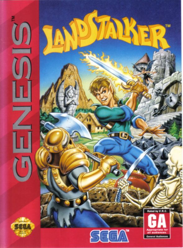 Front Cover for Landstalker (Genesis)