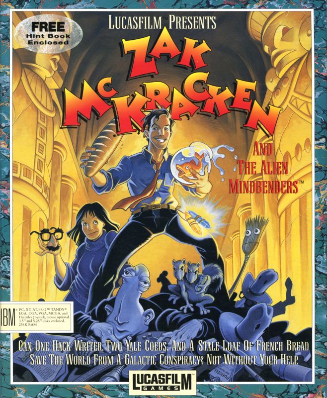 Front Cover for Zak McKracken and the Alien Mindbenders (DOS)