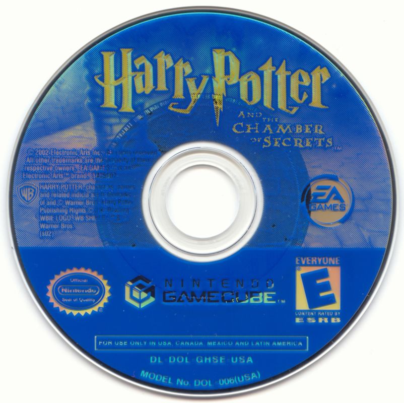 Media for Harry Potter and the Chamber of Secrets (GameCube)
