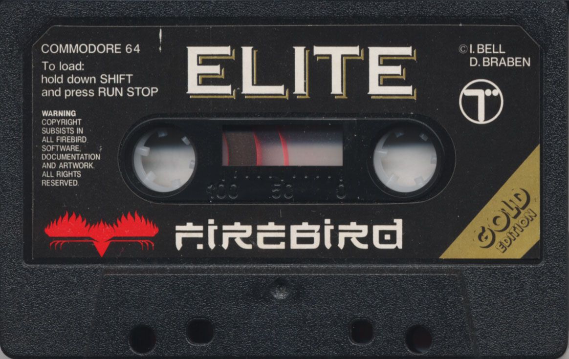 Media for Elite (Commodore 64) (Tape release)