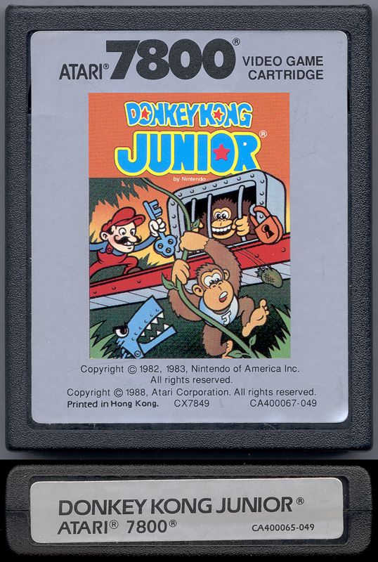 Media for Donkey Kong Junior (Atari 7800)