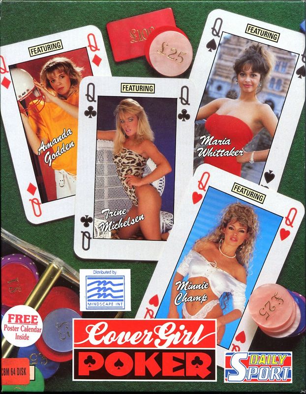 Front Cover for Cover Girl Strip Poker (Commodore 64)
