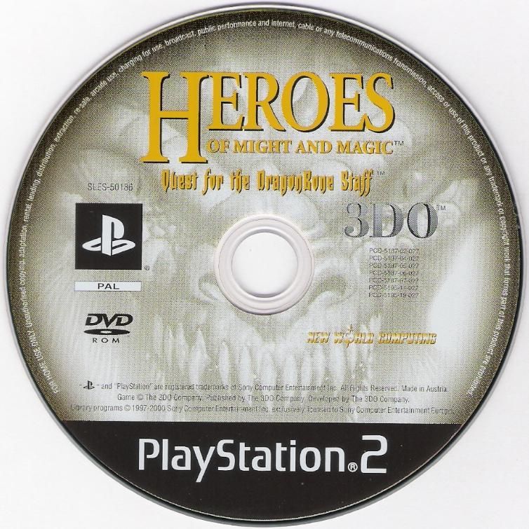 Media for Heroes of Might and Magic: Quest for the DragonBone Staff (PlayStation 2)