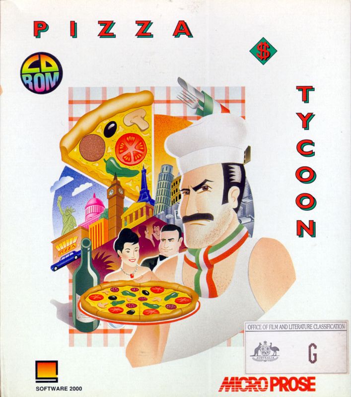 Front Cover for Pizza Tycoon (DOS) (CD-ROM Edition)