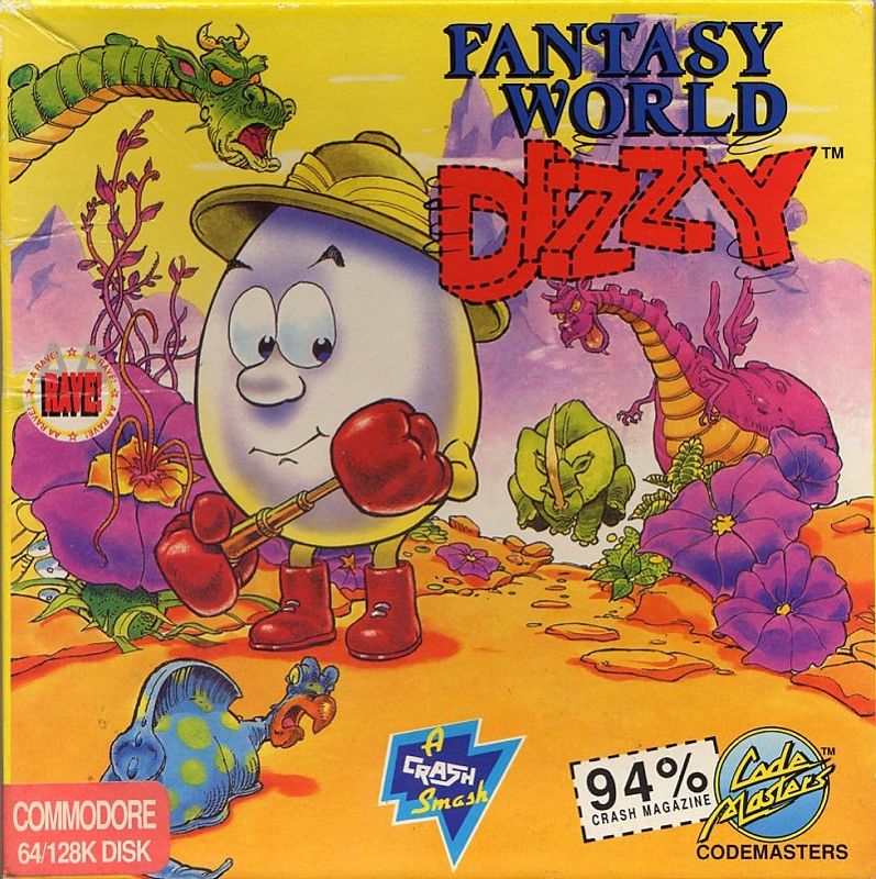 Fantasy World Dizzy cover or packaging material - MobyGames