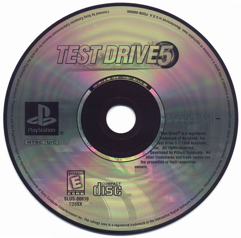 Media for Test Drive 5 (PlayStation)