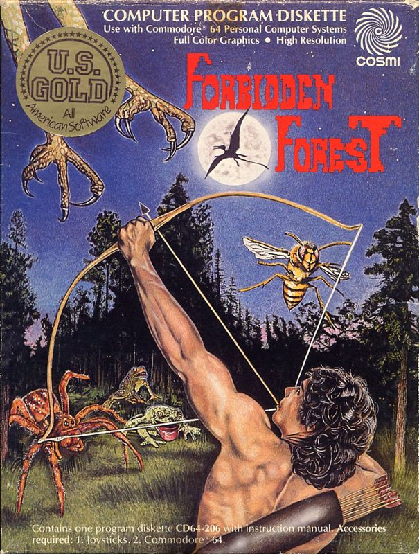 Front Cover for Forbidden Forest (Commodore 64)