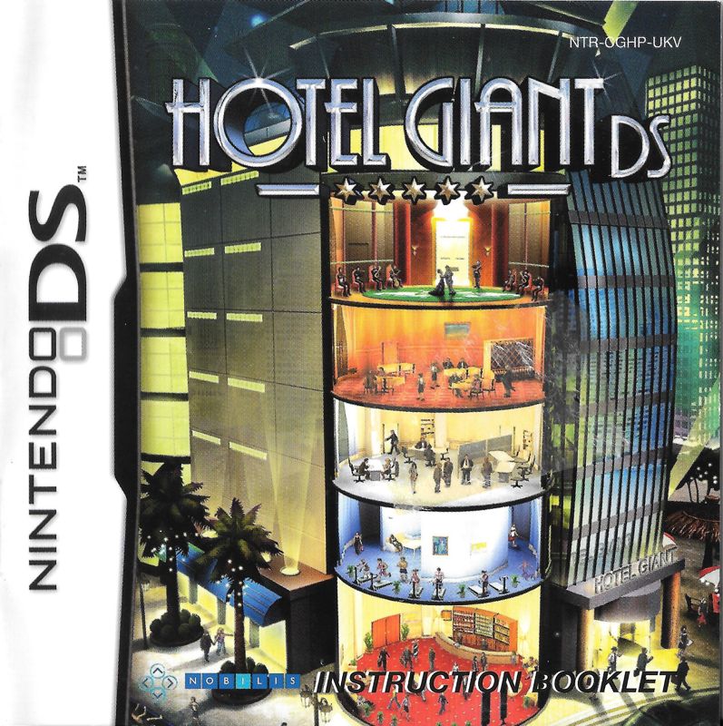 Manual for Hotel Giant DS (Nintendo DS): Front