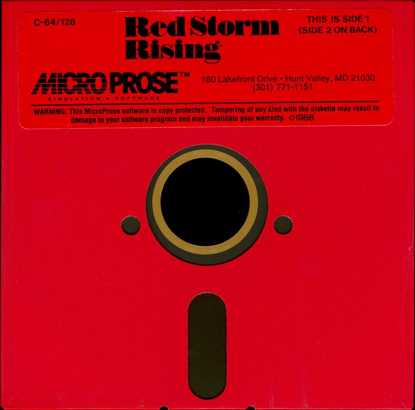 Media for Red Storm Rising (Commodore 64)